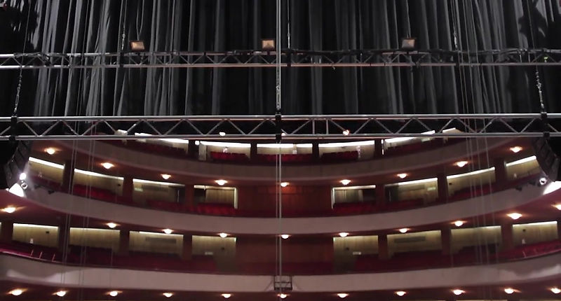 Teatro Coliseo, new flying system